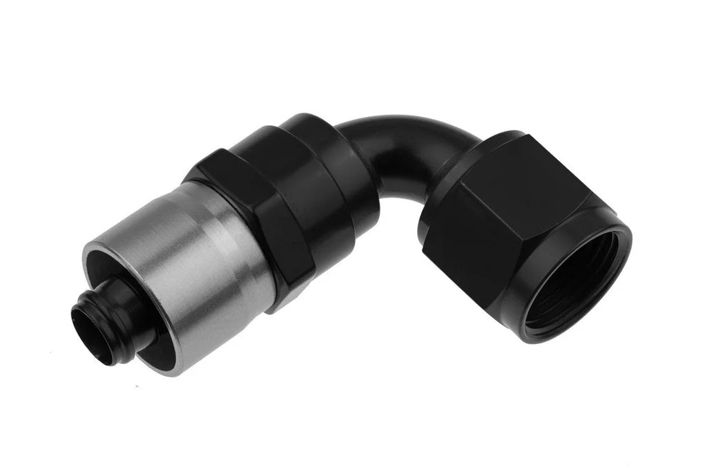 Redhorse Performance 12AN Crimp Style Hose End Black 90