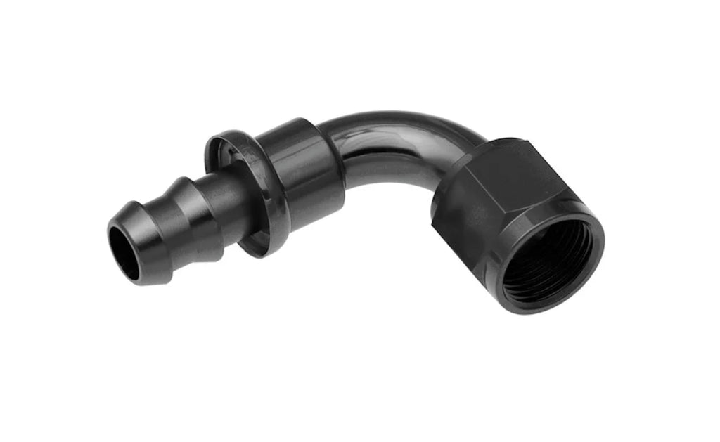 Redhorse Performance 16AN Push Lock Hose Black 90
