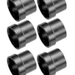 Load image into Gallery viewer, Redhorse Performance 3an Alm Tube Sleeves 6pk Black 819-03-2