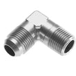 Load image into Gallery viewer, 4AN 90Deg Male Adapter to 1/8in NPT Male Clear