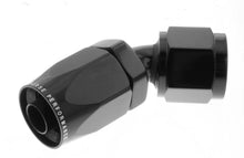 Load image into Gallery viewer, Redhorse Performance 4AN Non-Swivel Hose En ds Black 45