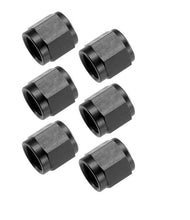 Load image into Gallery viewer, Redhorse Performance 4an Alm Tube Nuts 7/16-20 6pk Black 818-04-2