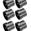 Load image into Gallery viewer, Redhorse Performance 4an Alm Tube Sleeves 6pk Black 819-04-2