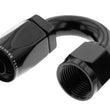 Load image into Gallery viewer, 6AN 180Deg Female Alum Hose End Black