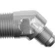 Load image into Gallery viewer, 6AN 45Deg Male Adapter to 1/4in NPT Male Clear