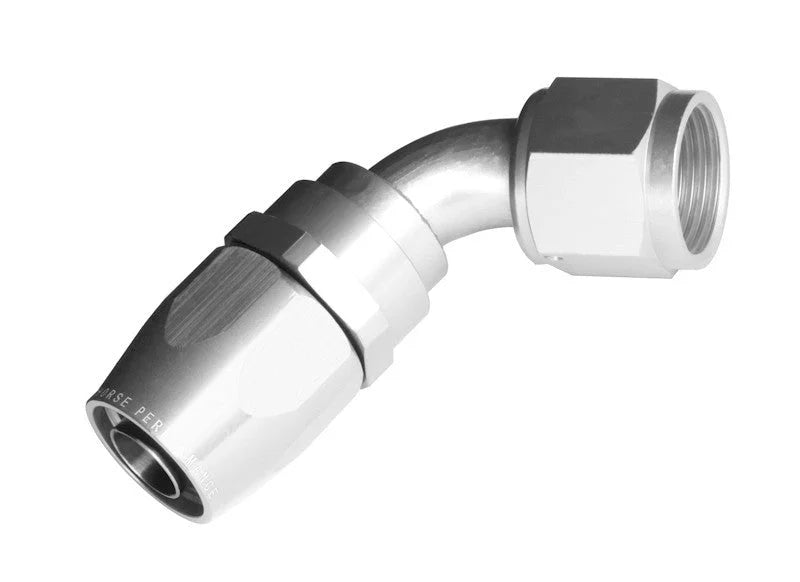 Redhorse Performance 6AN 60Deg FM Hose End Aluminum Clear 1060-06-5