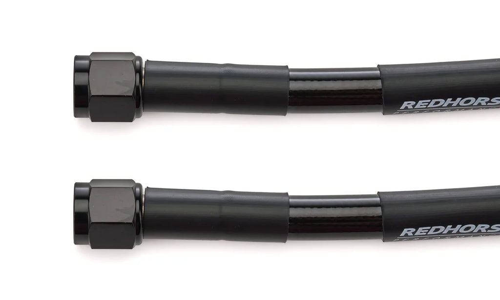 Redhorse Performance 6AN 8in Nitrous Line Black 902-06-08-2