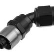 Load image into Gallery viewer, Redhorse Performance 6AN Crimp Style Hose End Black 45