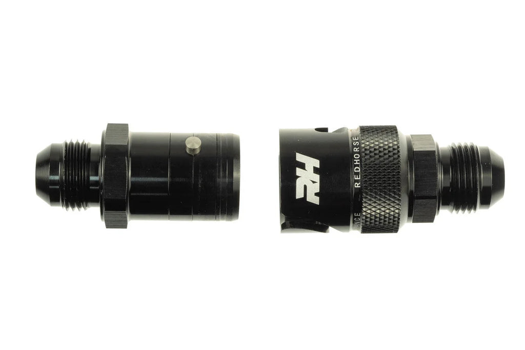 Redhorse Performance 6AN Dry Break Fittings Black