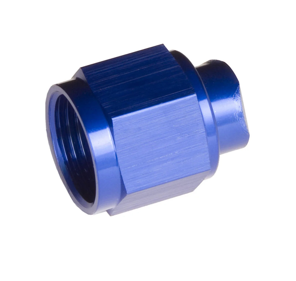 Redhorse Performance 6AN Flare Cap Nut 2 Piece Blue 929-06-1