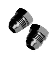 Load image into Gallery viewer, Redhorse Performance 6AN Flare Plug Black 2pk