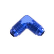 Load image into Gallery viewer, 6AN Male to 6AN Male 90Deg Flare Adapter BLU