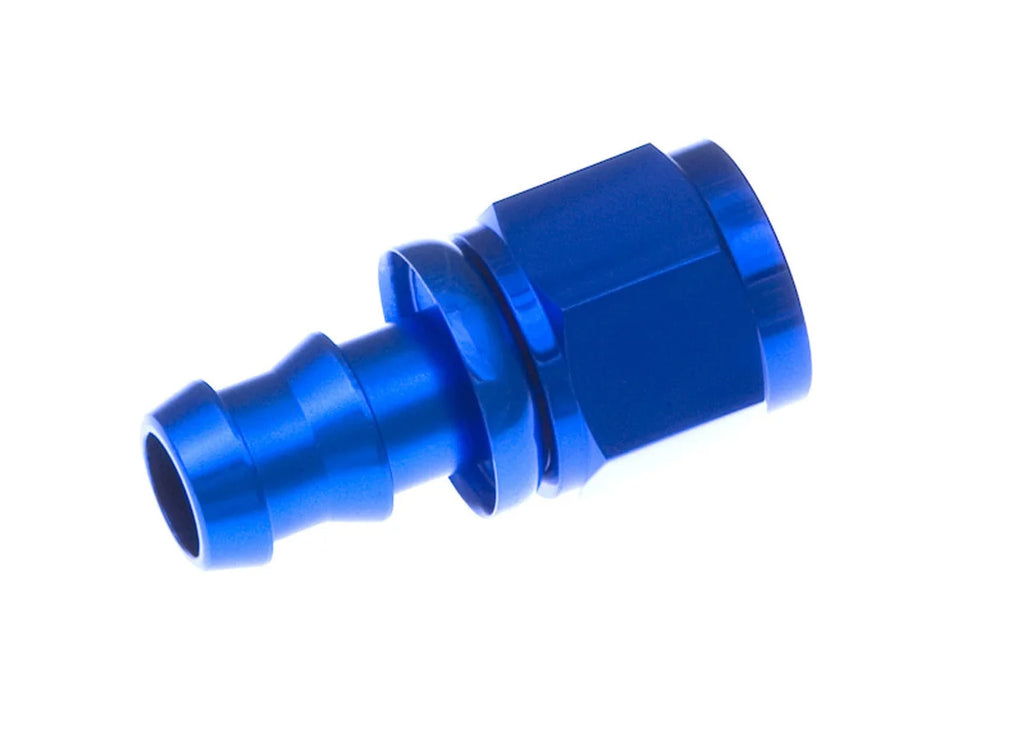 Redhorse Performance 6AN Push Lock Hose End Str Blue 2000-06-1