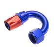 Load image into Gallery viewer, Redhorse Performance 8AN 180Deg FM Hose End Swivel Seal Red/Blue 1180-08-1