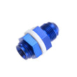 Load image into Gallery viewer, Redhorse Performance 8AN Bulkhead Adapter Blue Male Male 8832-08-1