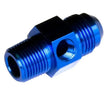 Load image into Gallery viewer, Redhorse Performance 8AN M to 6AN M Fitting 1/8in NPT In Hex Blue 9194-08-06-1