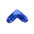 Load image into Gallery viewer, Redhorse Performance 8an Male 90-Deg Flare Adapter Fitting Blue 821-08-1