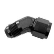 Load image into Gallery viewer, Redhorse Performance 8an Male to 8an Female 45-Deg Fitting - Black 8245-08-08-2