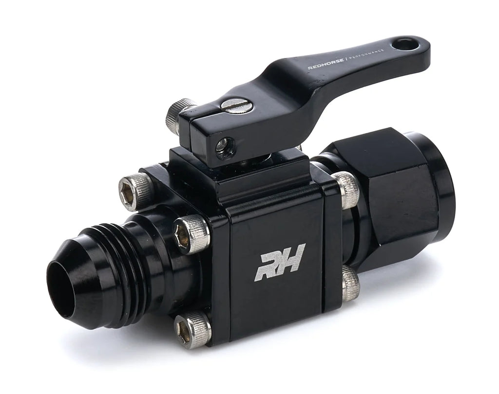 Redhorse Performance Inline Shut Off Valve 8AN Female Inlet/Outlet 4676-08-08-2