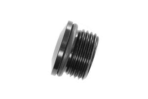 Redhorse Performance Low Profile 12AN ORB Port Plug Black 8814-12-2