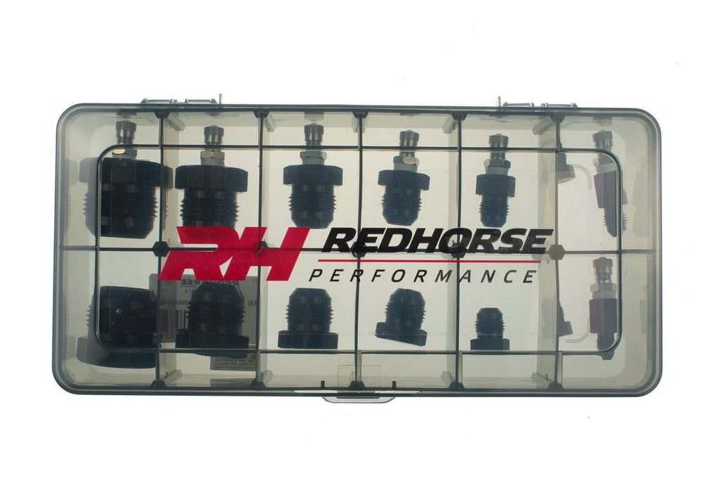Redhorse Performance Pressure Test Kit AN Hose Assembly - Black 5666-2