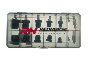 Redhorse Performance Pressure Test Kit AN Hose Assembly - Black 5666-2