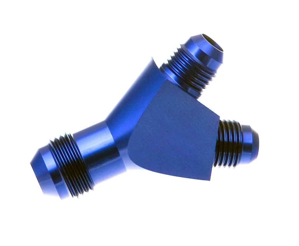 Redhorse Performance Y-Block Fitting 6an Inlet to Dual 4an Outlet
