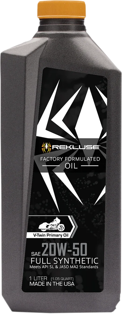 Rekluse V-Twin Oil - 20W-50 - 1L - Main Product View