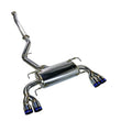 Load image into Gallery viewer, Remark 08-14 Subaru STi GR Hatch Sports Touring Spec - Burnt Quad Tips (Non-Resonated)