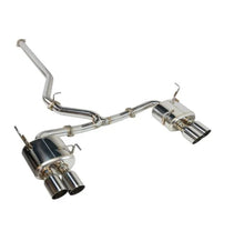Load image into Gallery viewer, Remark 08-14 Subaru WRX STi GR Hatch Cat-Back Exhaust w/ SS Quad Tips (Non-Resonated)