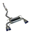 Load image into Gallery viewer, Remark 08-14 Subaru WRX STi GR Hatch Sports Touring Cat-Back Exhaust - Burnt Quad Tips (Resonated)