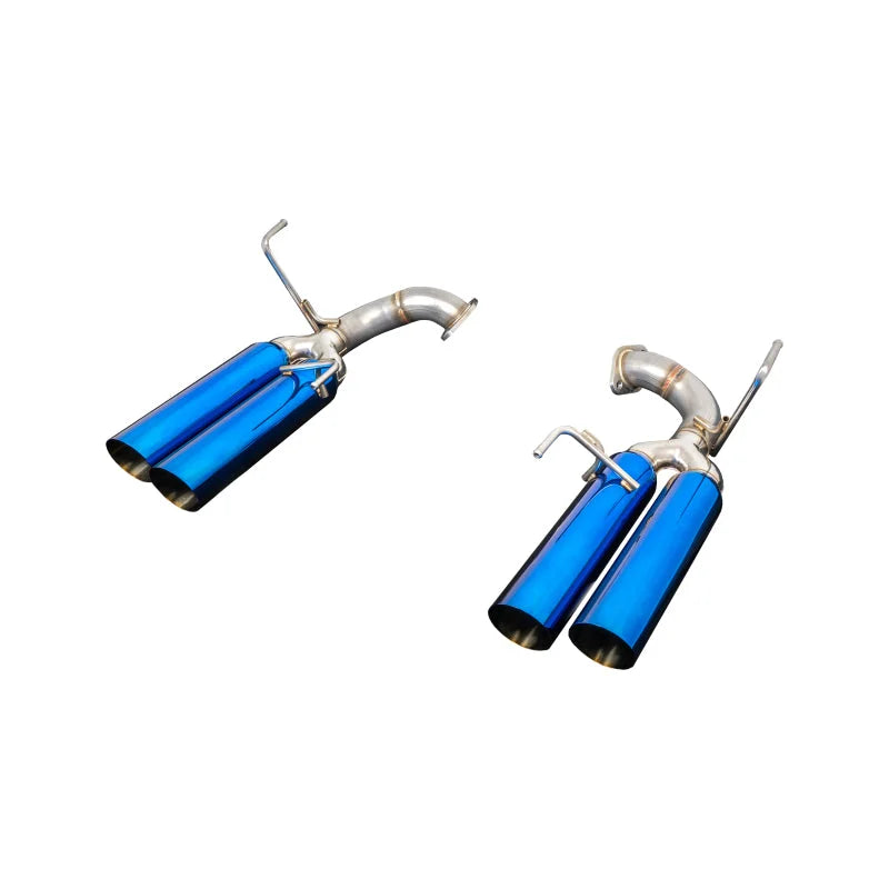 Remark 2015+ Subaru WRX/STI VA Boso Edition Axle Back Exhaust w/ Burnt Blue Single Wall Tip - Side View