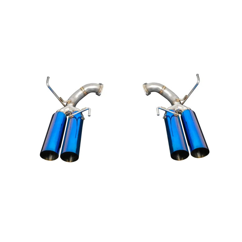 Remark 2015+ Subaru WRX/STI VA Boso Edition Axle Back Exhaust w/ Burnt Blue Single Wall Tip - Detail View