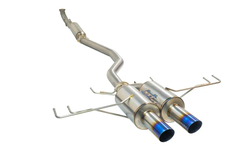 Remark 2017+ Honda Civic Type-R FK8 Full Titanium Cat-Back Exhaust - Back View