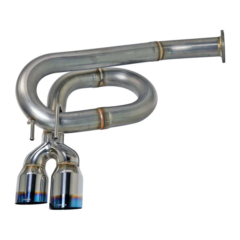 Remark 2022+ Honda Civic Sport Hatchback FL2 (Link Loop) Catback Exhaust Burnt Stainless Steel Tip - Detail View