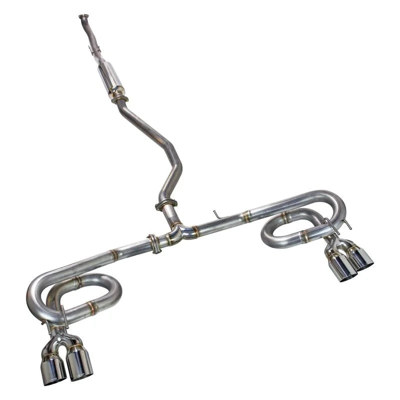 Remark 2022+ Honda Civic Sport Hatchback FL2 (Link Loop) Catback Exhaust Stainless Steel Tip - Main Product View
