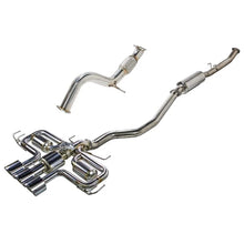 Load image into Gallery viewer, Remark 2023+ Honda Civic Type-R (FL5) Triple Tip Catback Exhaust w/ Triple Tip &amp; Front Pipe - Detail View