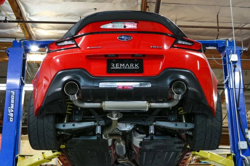 Remark 22+ Subaru BRZ/Toyota GR86 Axle-Back Exhaust - Stainless Single Wall Tips - Main Product View