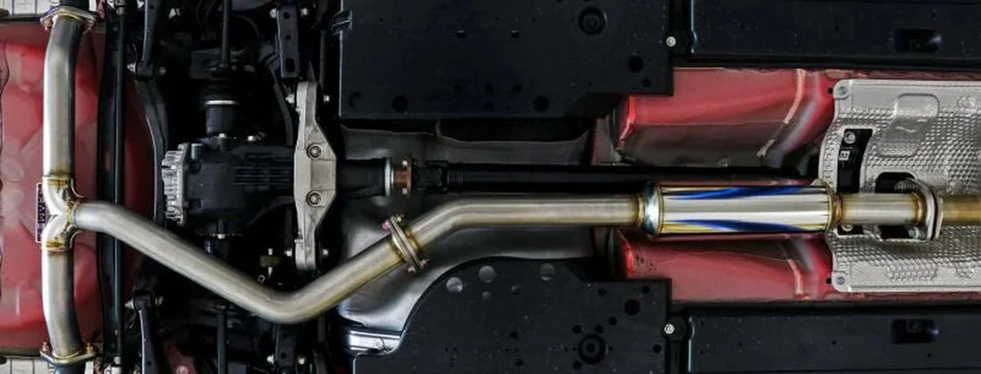 Remark 22+ Subaru WRX 2.5 in. Midpipe Kit (Resonated-Quiet) - Side View