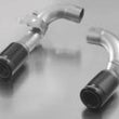 Load image into Gallery viewer, Remus 2012 BMW 3 Series F30/F31 84mm Dual Black Chrome Straight w/Carbon Insert Tail Pipe Set
