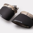 Load image into Gallery viewer, Remus Carbon 175x108mm Angled Titanium Internals w/Adj Clamp Tail Pipe Set (Pair)