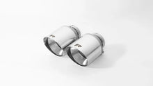 Load image into Gallery viewer, Remus Stainless Steel 102mm Short Style Straight Chrome Tail Pipe Set (Pair)