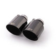Load image into Gallery viewer, Remus Stainless Steel 115mm Angled Engraved Black Chrome Tail Pipe Set (Pair)