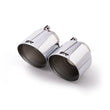 Load image into Gallery viewer, Remus Stainless Steel 115mm Short Style Angled Chrome Tail Pipe Set (Pair)