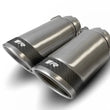 Load image into Gallery viewer, Remus Stainless Steel 84mm Angled w/Carbon Ring Tail Pipe Set (Pair)