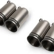 Load image into Gallery viewer, Remus Stainless Steel 98mm Straight Polished w/Carbon Insert Tail Pipe Set (Quad Tips)