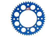 Load image into Gallery viewer, Renthal 02-17 Yamaha YZ85 Rear Grooved Sprocket -Blue 428-52P Teeth - Side View