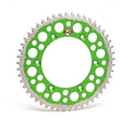 Load image into Gallery viewer, Renthal 04-23 Kawasaki KX 125/ 2-Stroke/ X/ XC/ KX450XCRear Twinring - Green 520-51P Teeth