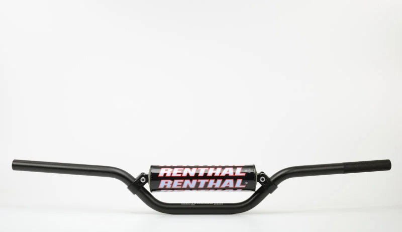 Renthal 12-13 KTM 65SX 7/8 in. Handlebar Mini - Black - Back View
