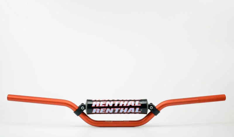 Renthal 12-13 KTM 65SX 7/8 in. Handlebar Mini - Orange - Side View